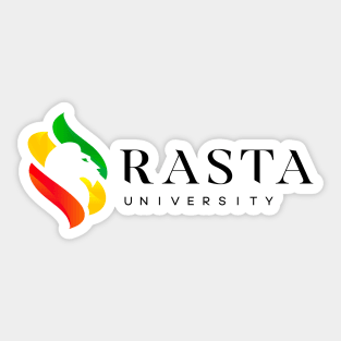 Rasta University Logo Reggae Sticker